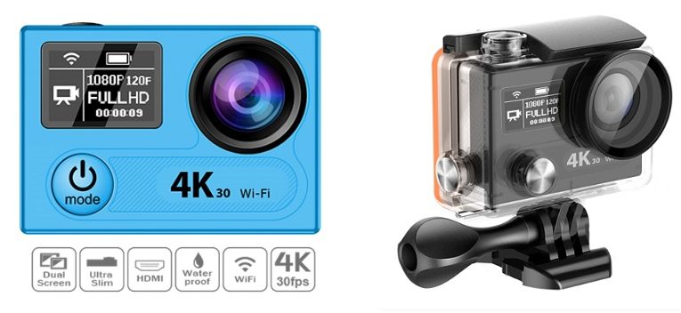 EKEN H8 PRO action camera with real UHD