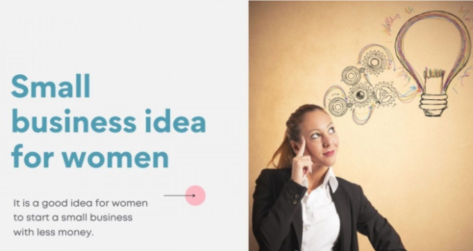 Low cost successful small business ideas for women sitting at home